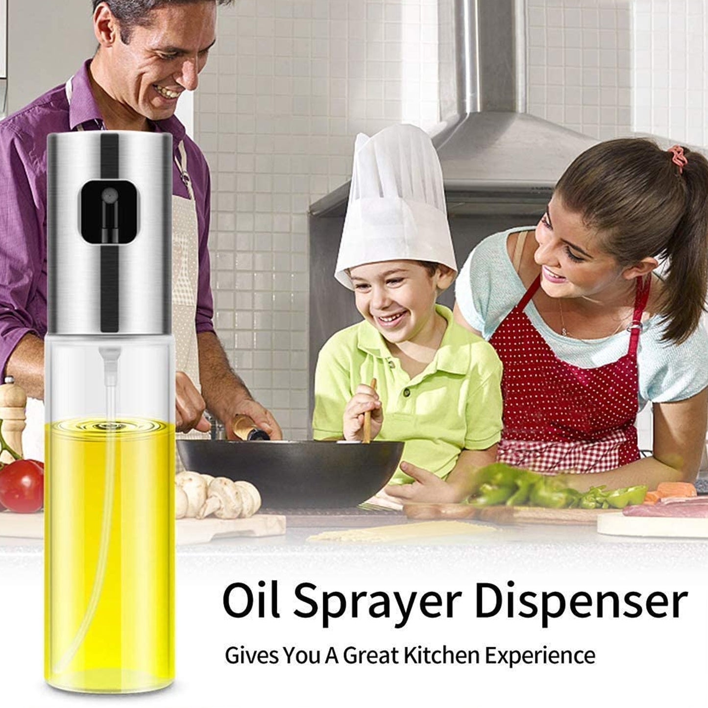 Oil Sprayer Dispenser Oil Versatile Glass Spray Bottle For Cooking Multi Use Bottle