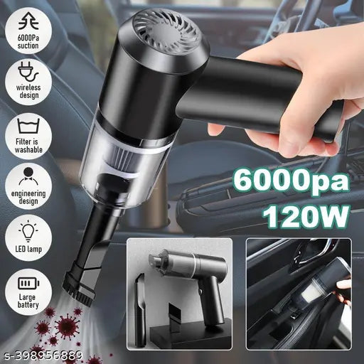 Portable and Wireless Air Duster cum  Vacuum Cleaner